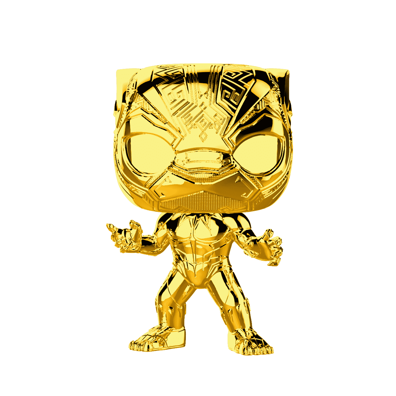 Pop! Black Panther (Chrome) (Gold) | From the Vault | Funko